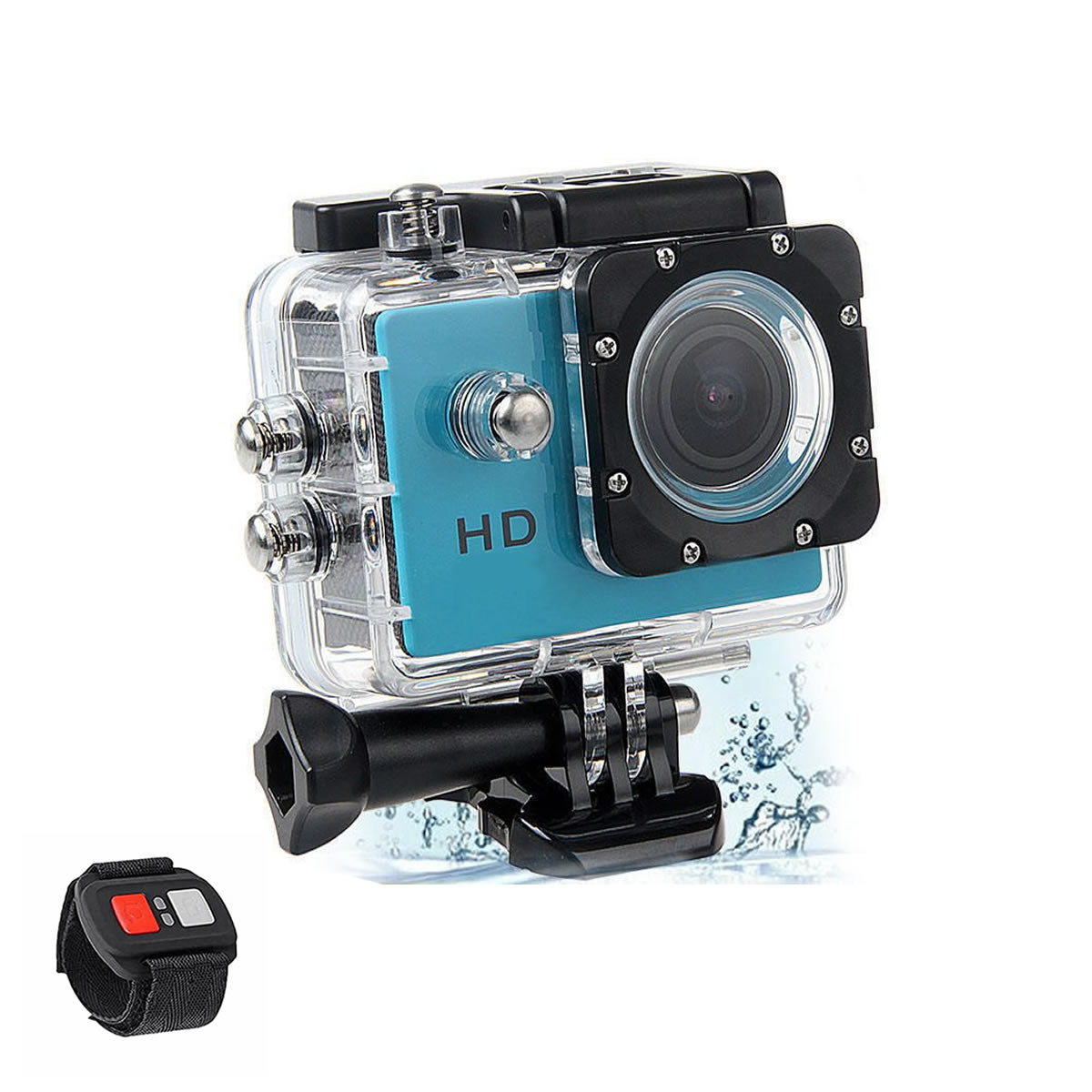 4K Waterproof UHD WiFi Action Camera with Remote & Accessories