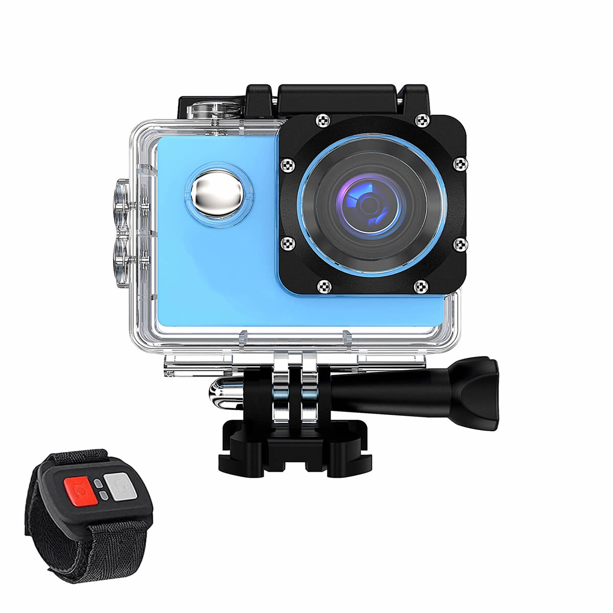 4K Waterproof UHD WiFi Action Camera with Remote & Accessories